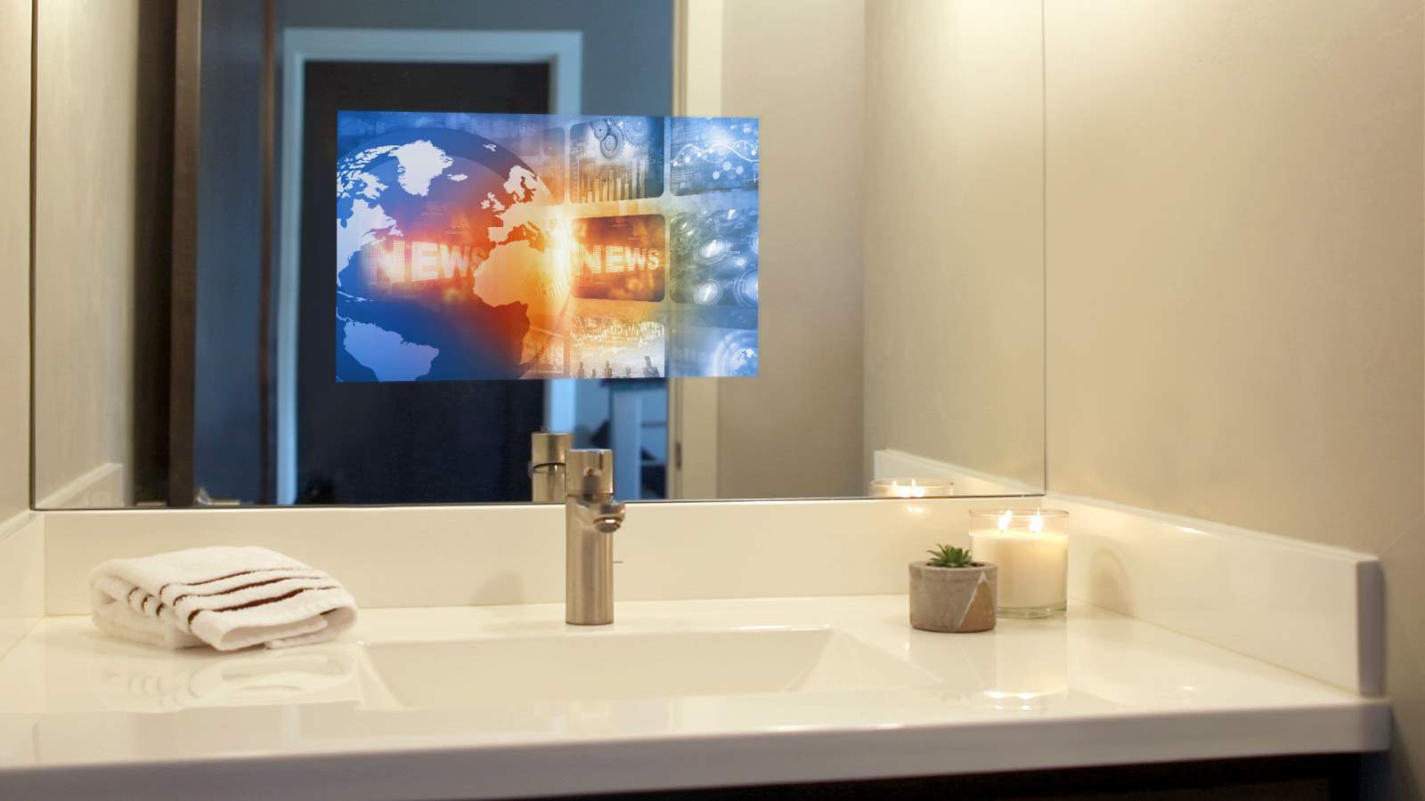 Bathroom Mirrors & TV
